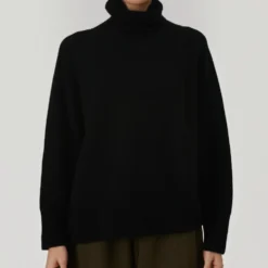 Pas de Calais - Pull Ample en Laine - Noir