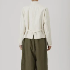 Pas de Calais - Veste Slub - Ivoire