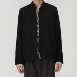 Pas de Calais - Veste Tweed - Noir