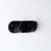 Patere 2 crochets en porcelaine - Noir