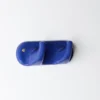 Patere 2 crochets en porcelaine - Bleu