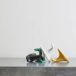 Patère porcelaine - Vert