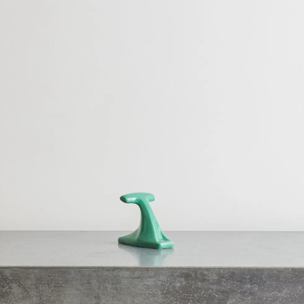 Patère porcelaine - Vert