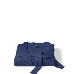 Peignoir en lin - Bleu Pacifique