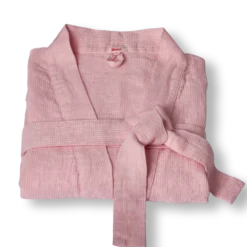 Peignoir en lin - Rose Granité