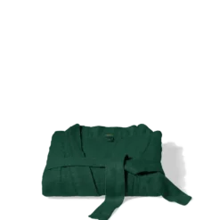 Peignoir en lin - Vert Séquoia