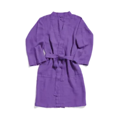Peignoir en lin - Violet Orage