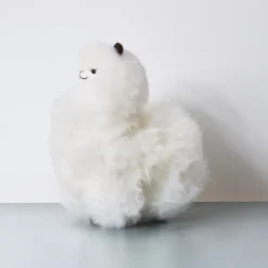 Peluche Lama en alpaga - Ivory