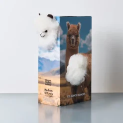 Peluche Lama en alpaga - Ivory