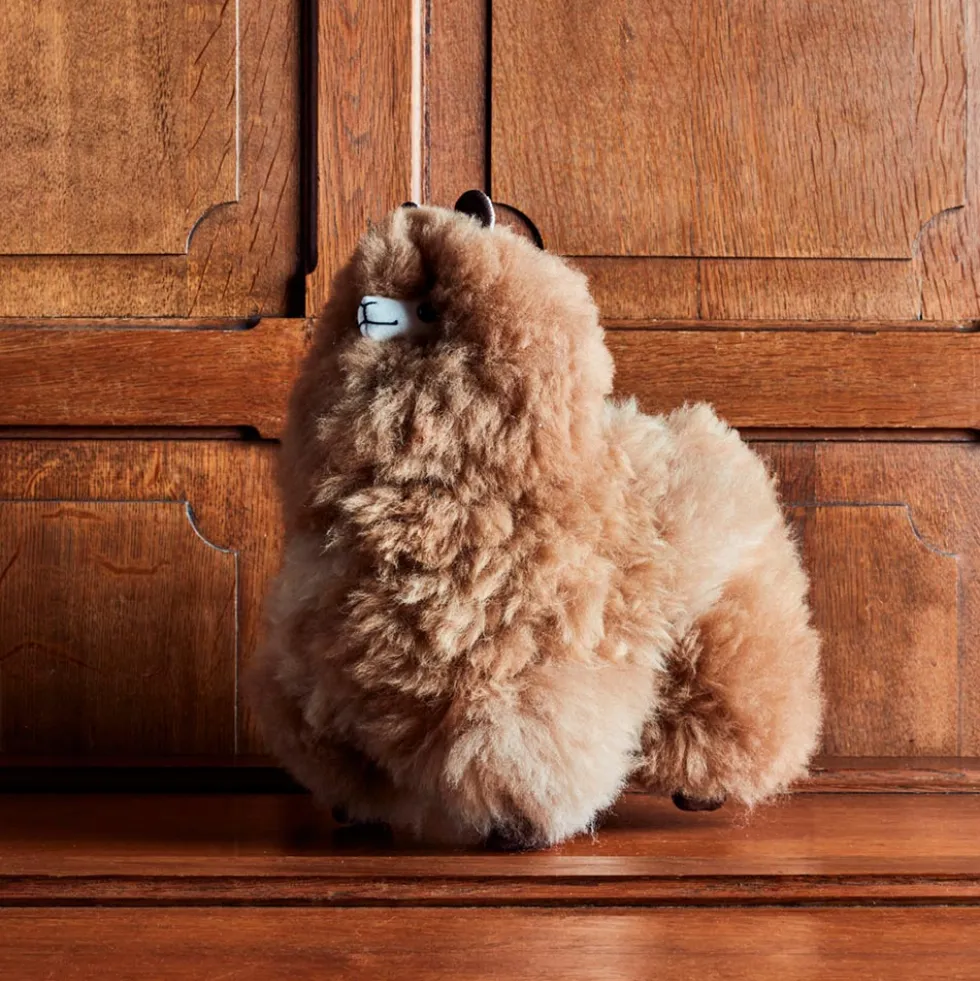 Peluche Lama en alpaga - Sahara