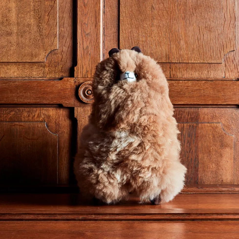 Peluche Lama en alpaga - Sahara