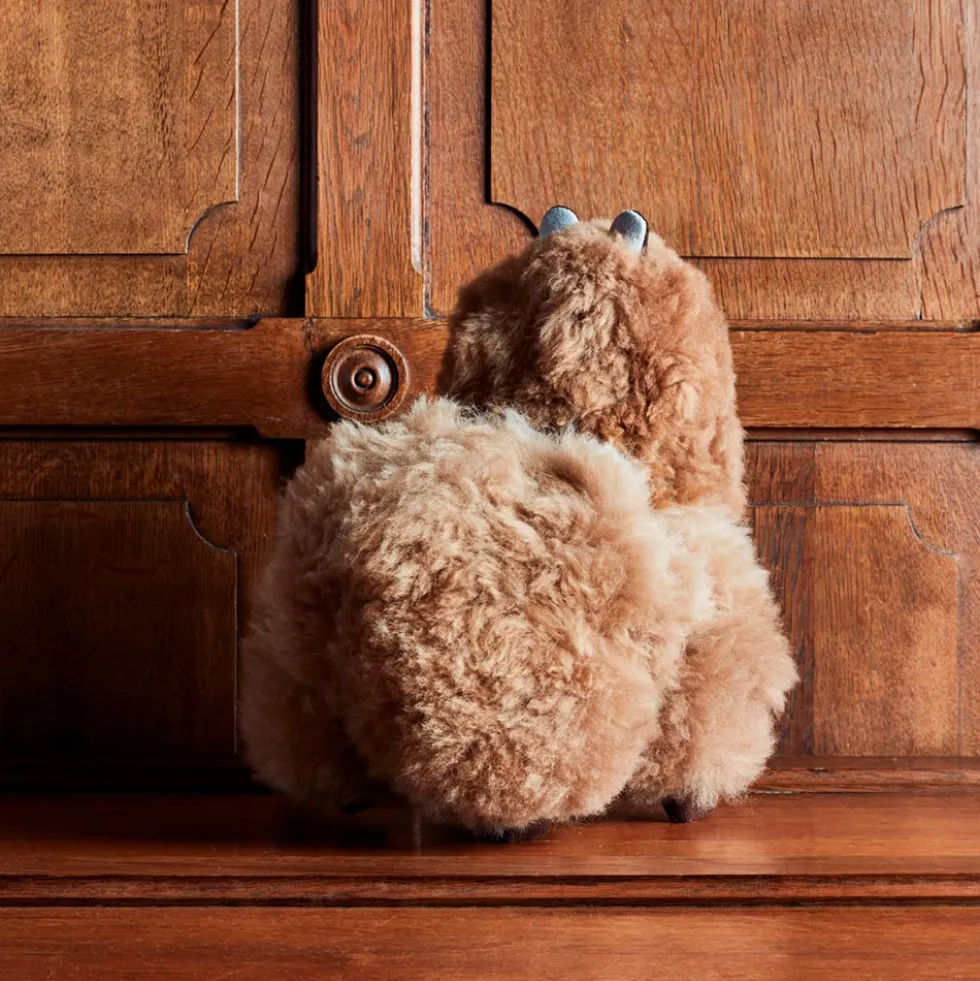 Peluche Lama en alpaga - Sahara