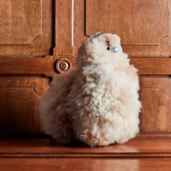 Peluche Lama en alpaga - Sandstone