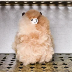 Peluche Lama en alpaga - Sandstone