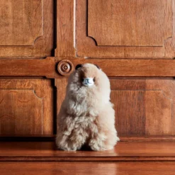Peluche Lama en alpaga - Sandstone