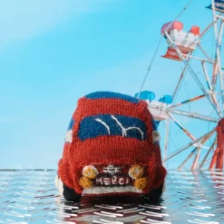 Peluche Merci en tricot - Fiat 500