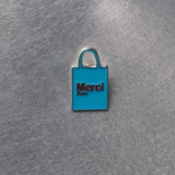 Pin's Merci - Tote bag Bleu