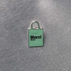 Pin's Merci - Tote bag Vert
