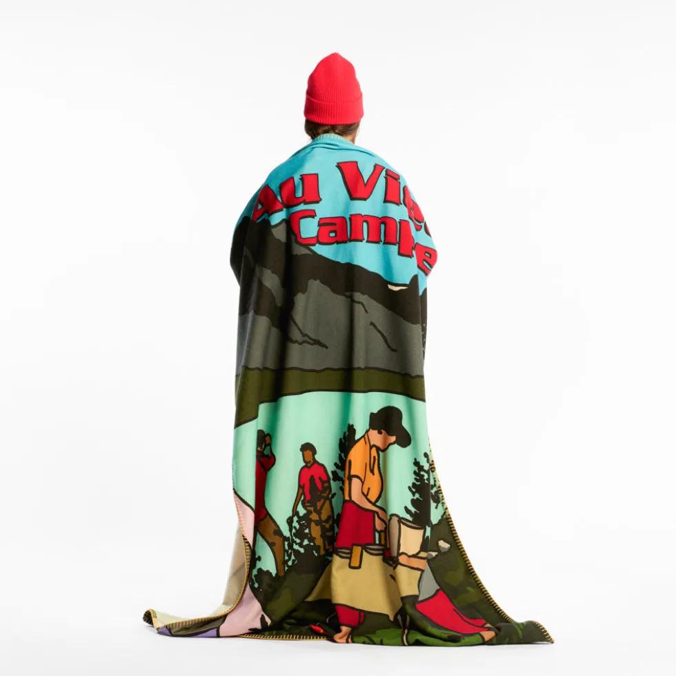 Plaid en Laine Au Vieux Campeur - Camping