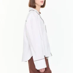 PLAN C - Chemise Boxy - Blanc
