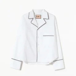 PLAN C - Chemise Boxy - Blanc