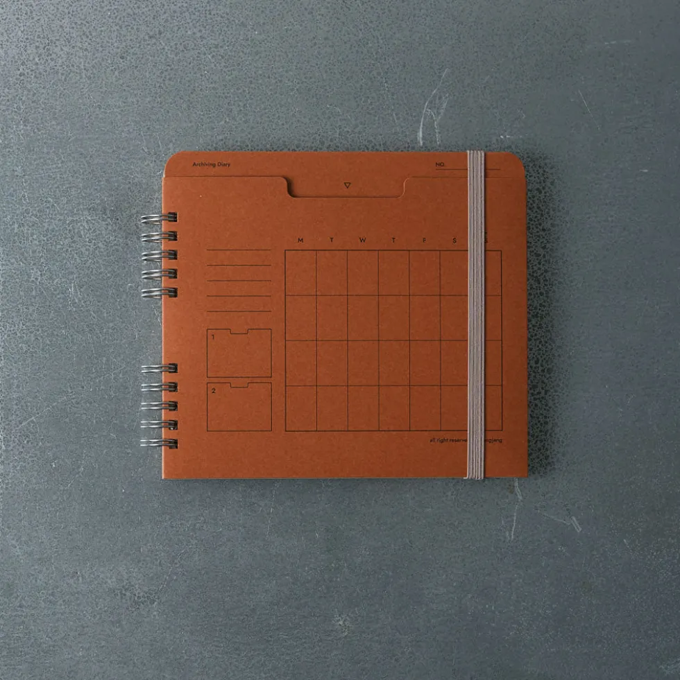 Planner 6 mois - Brique