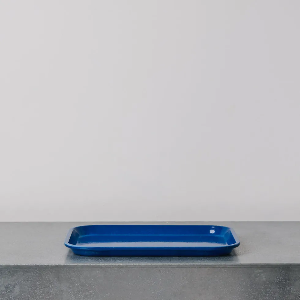 Plateau en fibre de verre - Bleu Amazone