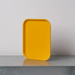 Plateau en fibre de verre - Moutarde