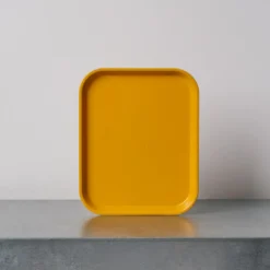 Plateau en fibre de verre - Moutarde