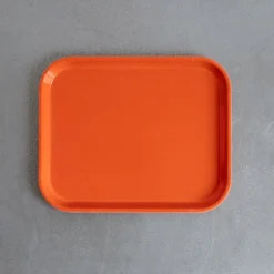 Plateau en fibre de verre - Orange Citrus
