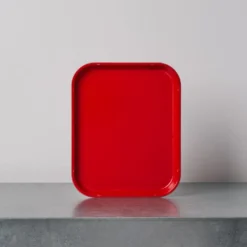 Plateau en fibre de verre - Rouge Vif