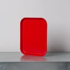 Plateau en fibre de verre - Rouge Vif