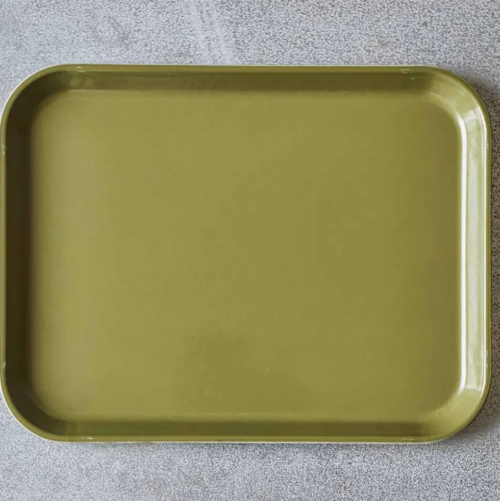 Plateau en fibre de verre - Vert Olive