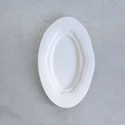 Plat oval Réfectoire - Sable Mat