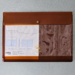 Pochette polyvalente pour documents - Marron
