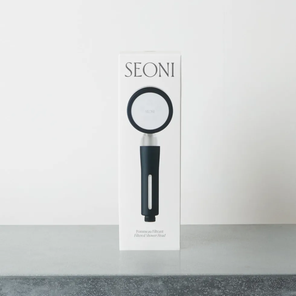 Pommeau de douche filtrant - Noir - Seoni
