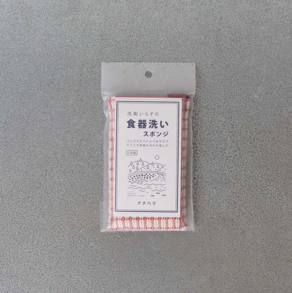 Éponge à carreaux - Rouge
