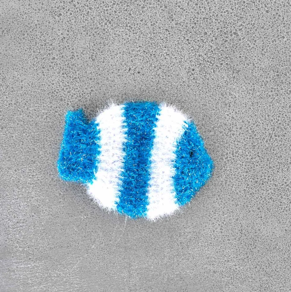Éponge Poisson - Bleu