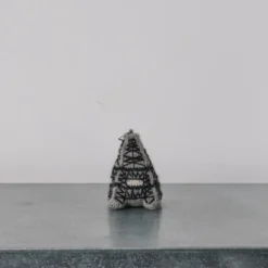 Porte clé Merci en tricot - Tour Eiffel