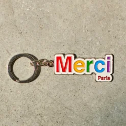 Porte clé Merci - Rainbow