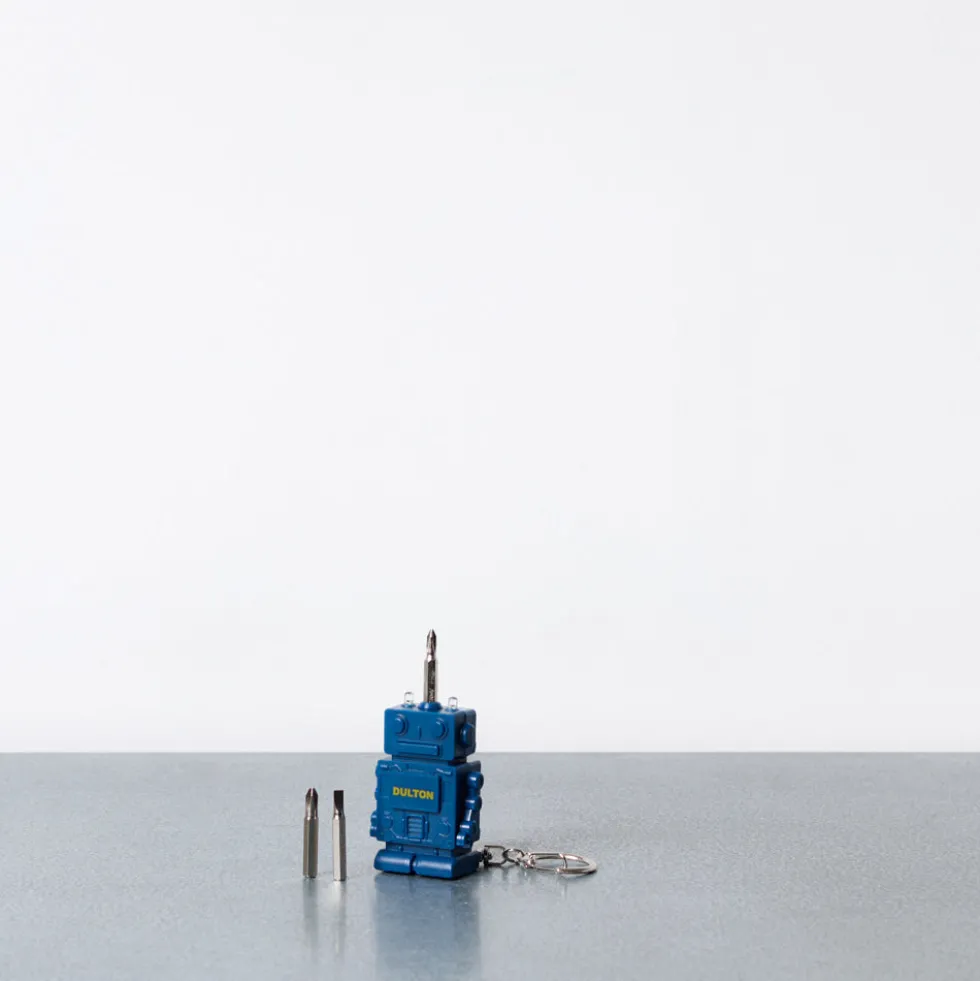 Porte clé robot outil - Bleu