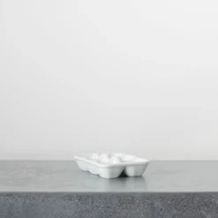 Porte oeuf X6 - Blanc