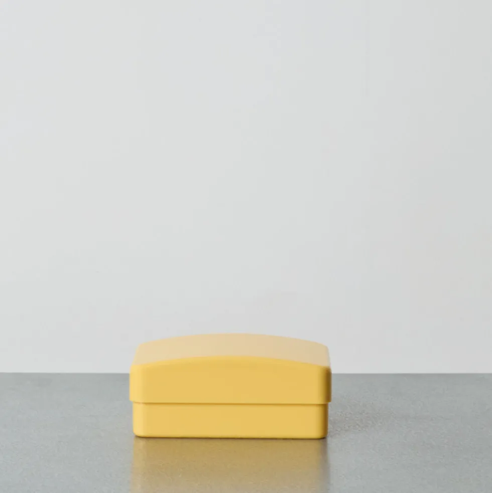 Porte savon en plastique - Jaune