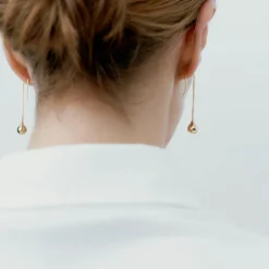 RAGBAG - Boucles d'oreilles Pendantes Datura - Or
