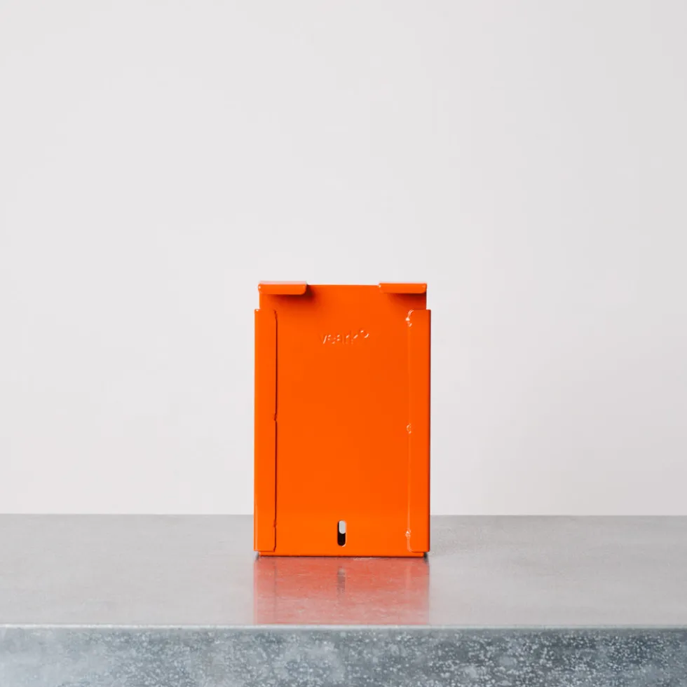 Rangement en métal - Orange