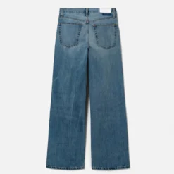 RE/DONE - Jeans Mid Rise Wide Leg - Authentica Indigo