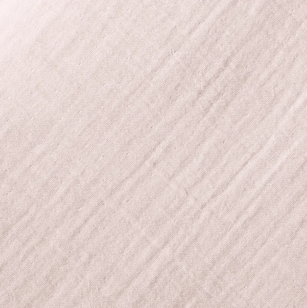 Rideau en gaze de coton - Rose de Bagatelle