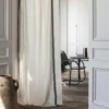 Rideau à franges - Blanc Optique