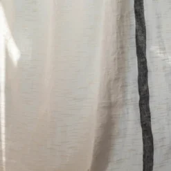 Rideau à franges - Blanc Optique