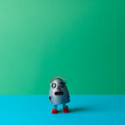 Robot Oeuf - Bleu